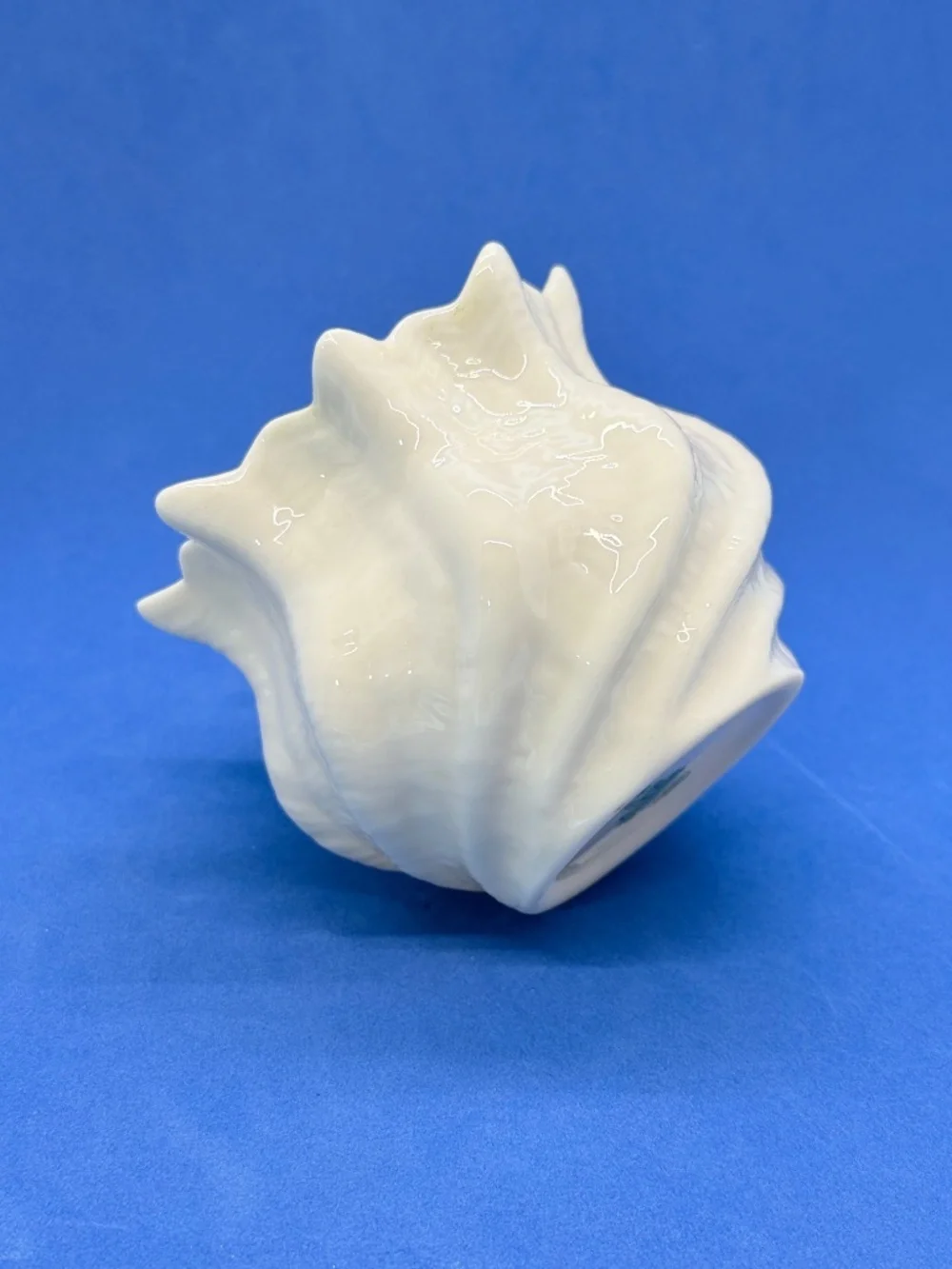 Belleek Pottery Neptune Twisted Shell Vase